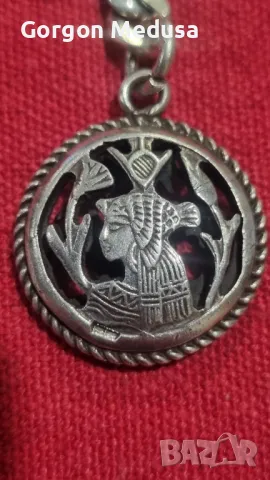 Сребърен ключодържател Нефертити