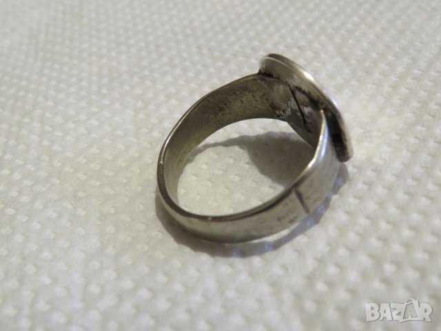 мъжки сребърен пръстен, Старинен пръстен със сребърна монета - Княз Фердинанд I - ЦАР НА БЪЛГАРИТЕ , снимка 2 - Пръстени - 31001898