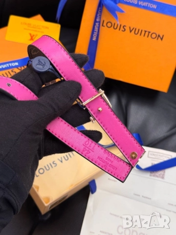 колани от естествена кожа в кутия, торбичка и сертификат valentino garavani louis vuitton , снимка 9 - Колани - 51896869