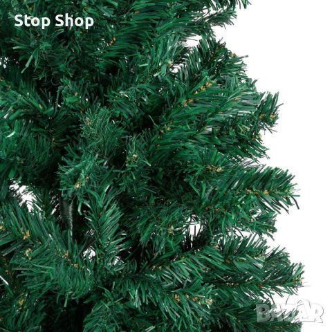 Елха зелена 260 см. с метална стойка коледна, снимка 2 - Декорация за дома - 42291662