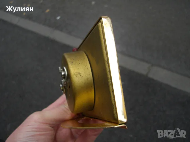 КОЛЕКЦИОНЕРСКИ БУДИЛНИК СЛАВА SLAVA ОСТАНКИНО, снимка 7 - Антикварни и старинни предмети - 48824213