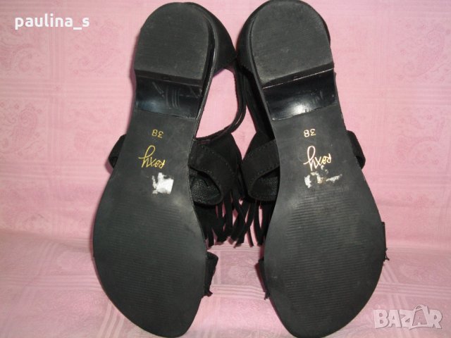 Два чифта / Маркови сандали "Roxy heart" естествен набук и "VRS" / N 38, снимка 7 - Сандали - 29405307