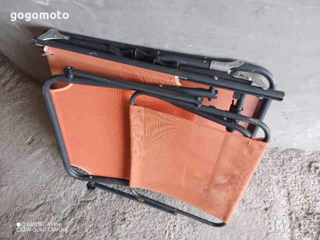 шезлонг със СЕННИК, Сгъваемо легло креват шезлонг алуминиево, походно, туристическо олекотено, снимка 7 - Къмпинг мебели - 42854099