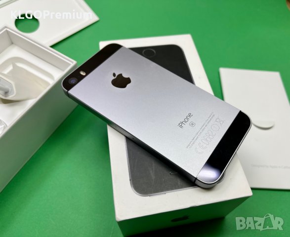 Отличен Apple iPhone SE 32GB Space Gray отключен телефон айфон, снимка 1 - Apple iPhone - 31391374