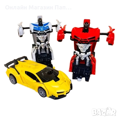 Трансформър - RC кола, която се трансформира в робот – 360° въртене и дрифт