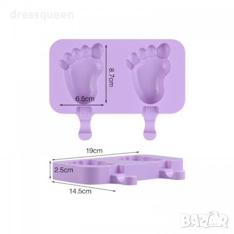 3794 Молд с форма на крачета, снимка 3 - Форми - 38911179