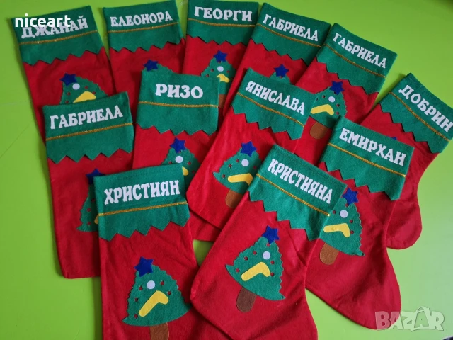 Коледни тениски, бодита, чорапчета с име, снимка 14 - Коледни подаръци - 51362937