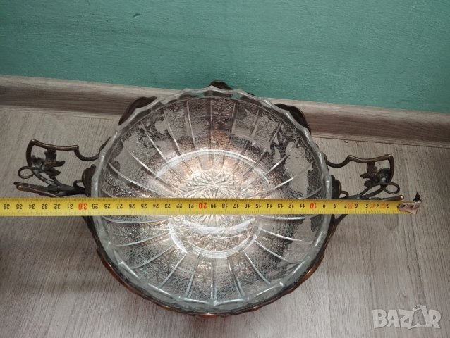 феуктиера,купа арт нуво, снимка 4 - Антикварни и старинни предмети - 44312248