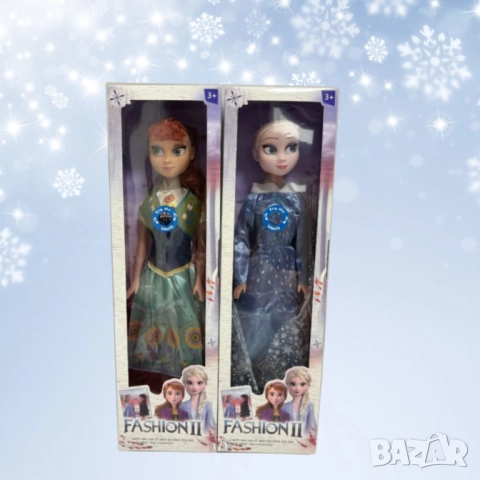 Голяма кукла, 58см,  Ледено царство, с музика, снимка 7 - Кукли - 52069916