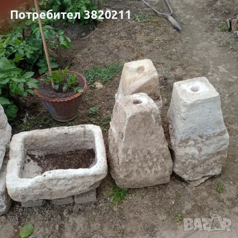 Продавам каменни корита бурета за градината., снимка 6 - Саксии и кашпи - 50343534