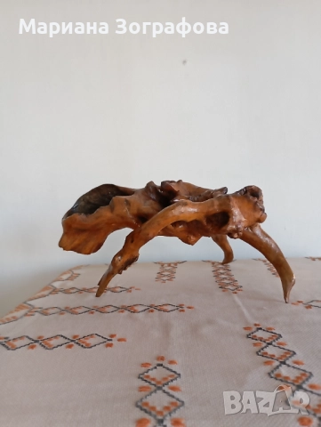 Авторски скулптури 7 бр., - пластика от дърво, ръчна изработка, уникати, 1987-1988 г., снимка 15 - Антикварни и старинни предмети - 47820573