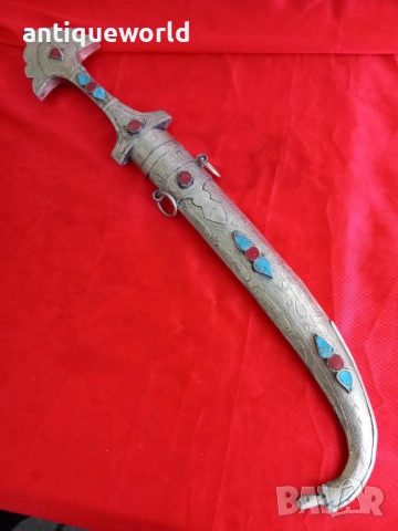 Стара СРЕБЪРНА Мароканска Кумая .Ханджар, Кама