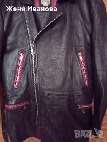 Кожено дамско яке, снимка 4 - Якета - 54194282