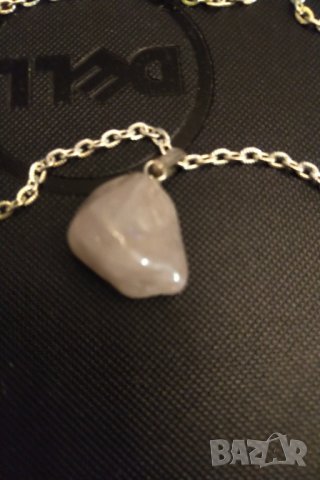 намален Сребърен синджир с розов кварц, снимка 3 - Колиета, медальони, синджири - 31437626