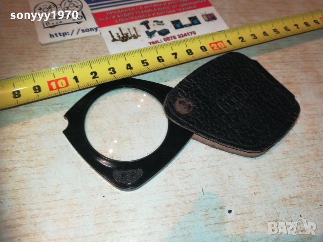 ретро лупа 2х с кожен кеис 2110201047, снимка 5 - Колекции - 30499037