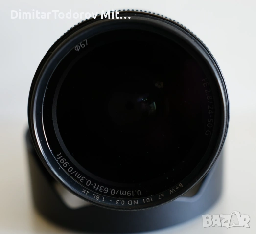 Обектив Sony FE, 24-50mm, f/2.8 G, в гаранция, снимка 6 - Обективи и филтри - 53886705