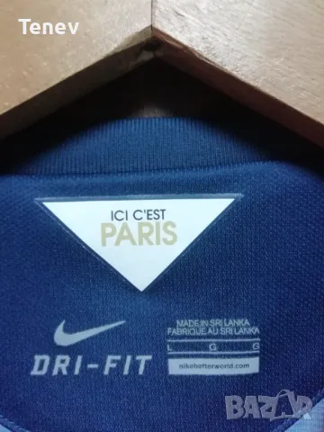 Paris Saint-Germain Ibrahimovic Nike оригинална тениска фланелка ПСЖ Ибрахимович размер L PSG, снимка 6 - Тениски - 49508461