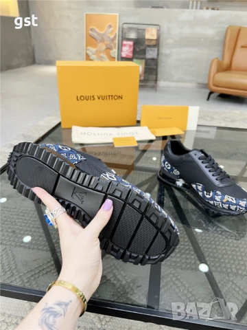 LV Lous Vuiton Редки дизайнерски Маратонки Кецове Унисекс Мъжки дамски, снимка 9 - Маратонки - 50744990