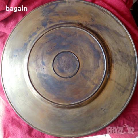 Уникален бронзов поднос., снимка 9 - Антикварни и старинни предмети - 54260840