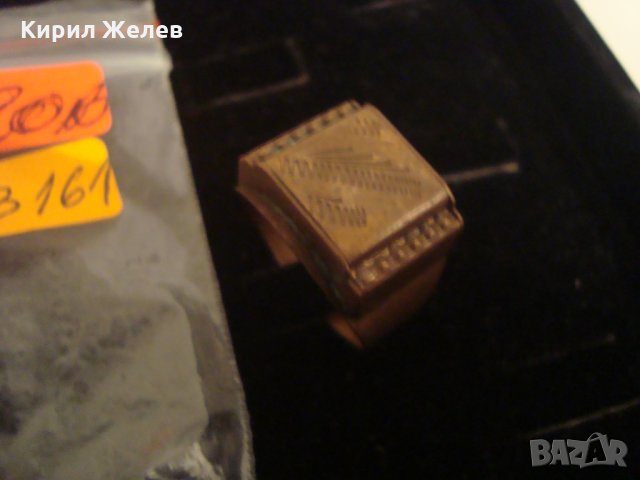 СТАР МЕДЕН РЪЧНО ОРНАМЕНТИРАН ВИНТИДЖ ПРЪСТЕН 73161, снимка 5 - Антикварни и старинни предмети - 30276082