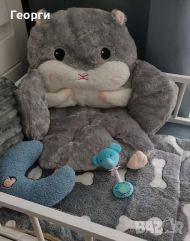 Декоративна плюшена възглавница за стол, снимка 11 - Декорация за дома - 53896005