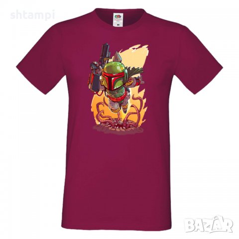 Мъжка тениска Star Wars Boba Fett Star Wars Игра,Изненада,Подарък,Геймър, , снимка 14 - Тениски - 36808597