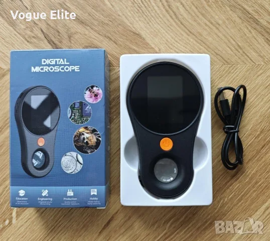 Детски цифров микроскоп с 2″ IPS екран и увеличение до 500×