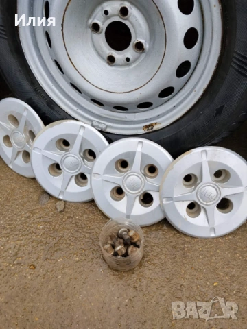 Джанти с гуми за фиат 4х98, снимка 4 - Гуми и джанти - 53055481