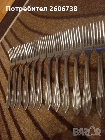 Български вилици Сърп и чук Велико Търново 18 см , снимка 8 - Прибори за хранене, готвене и сервиране - 29338752