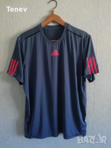 Adidas Barricade Tennis оригинална мъжка тенис тениска фланелка Tee - Tech Ink Blue
