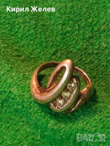 ТОКАШ СКЪПОЦЕНЕН СРЕБЪРЕН ПРЪСТЕН МАРКОВО СРЕБРО 925 с БЛЕСТЯЩИ ЦИРКОНИ ДИЗАЙНЕРСКО АРТ БИЖУ 30579, снимка 3 - Пръстени - 49959727