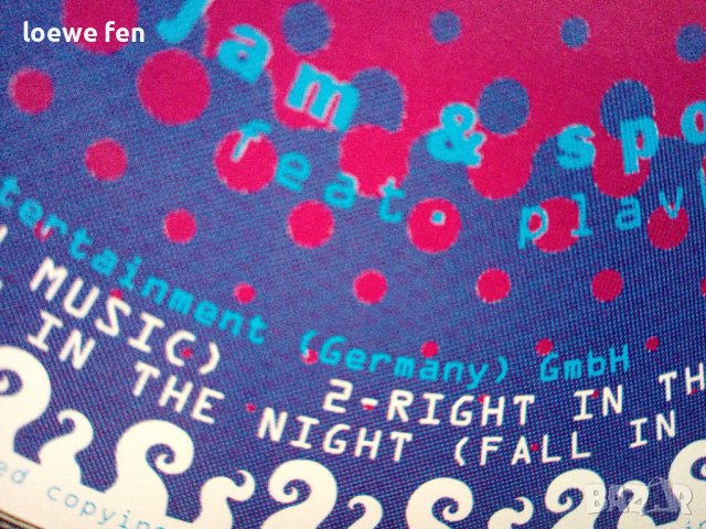 Jam And Spoon Feat Plavka - Right In The Night, снимка 4 - CD дискове - 37803467