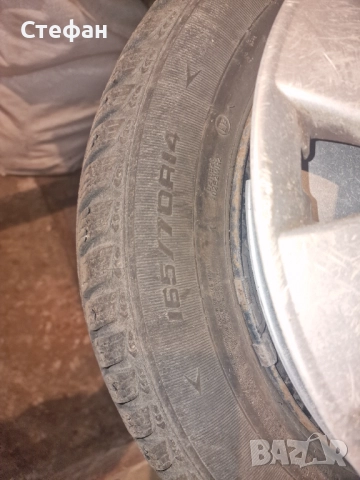 Гуми с джанти Нисан Микра, снимка 5 - Гуми и джанти - 52226399