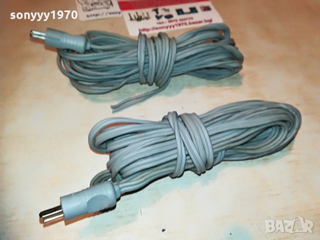 ЗАЯВЕНИ-КАБЕЛИ 2БР ЗА ТОНКОЛОНИ-СИВИ 2БР Х 4.5М, снимка 2 - Тонколони - 29775074