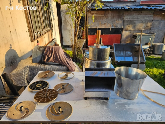 Зеленчукорезачка втора употреба Професионална за стъргане на кашкавал и рязане на зеленчуци 7бр.  , снимка 7 - Обзавеждане на кухня - 52849137