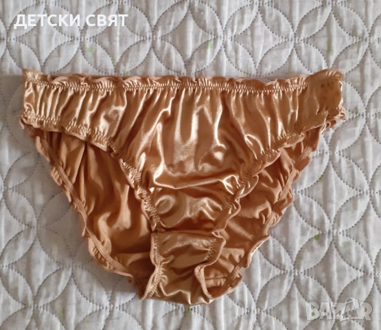 Дамски бикини от сатен по 12лв., снимка 4 - Бельо - 52355726