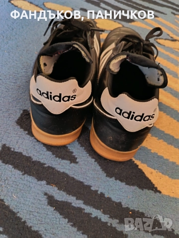 Продавам много запазени оригинални кожени маратонки Адидас Кайзер 5, номер 42 ,2/3, снимка 5 - Маратонки - 52918737