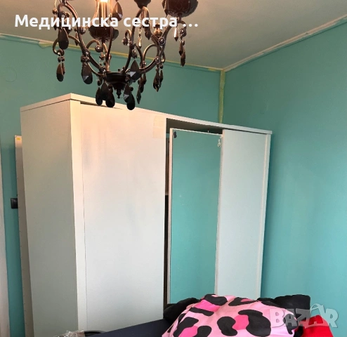 Гардероб бял с огледало в Ямбол, снимка 4 - Гардероби - 53927574