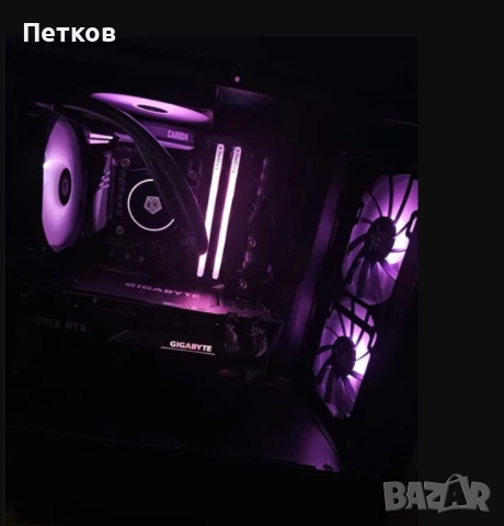 Геймърски компютър Intel i7 8700, RTX 3070, 16GB RAM, 1TB SSD, RGB, снимка 1