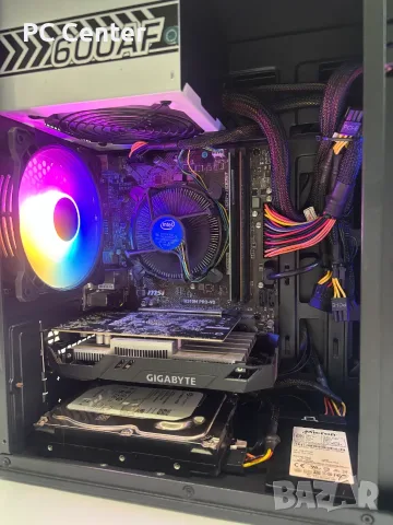 Геймърски компютър Intel Core i5 8400, GTX 1650 4GB, 16GB ram, снимка 3 - Геймърски - 55963174