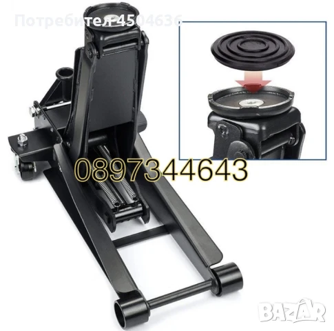 Крик хидравличен 3тона нископрофилен ROCKFORCE, снимка 5 - Други инструменти - 50959696