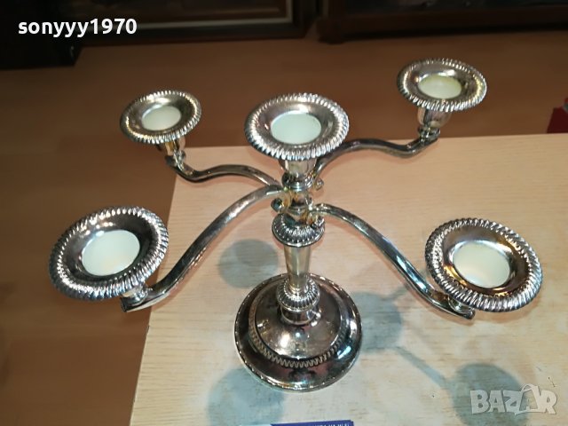 КРАСИВ СВЕЩНИК ОТ ФРАНЦИЯ 2503231913, снимка 3 - Антикварни и старинни предмети - 40134132