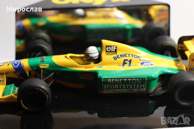 1:43 ONYX BENETON FORD RICARDO PATRESE БОЛИД ФОРМУЛА, снимка 9 - Колекции - 53164058
