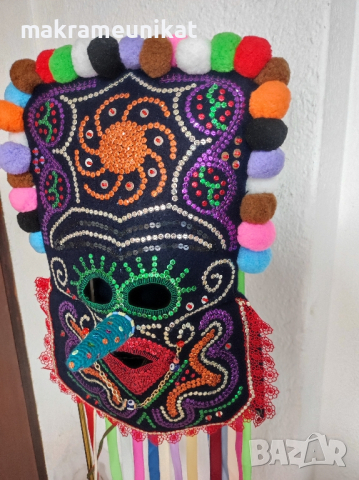 Кукерска маска, гугла, уникат,арт, декорация , снимка 12 - Декорация за дома - 41588665