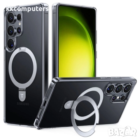 TORRAS Guardian Ostand Калъф за Samsung Galaxy S25 Ultra с MagSafe, Стойка и Скрийн Протектор – Три , снимка 3 - Калъфи, кейсове - 51430993