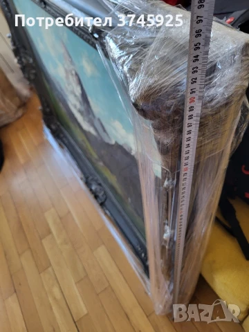 Стара картина 1890г. немски автор, снимка 4 - Картини - 50948940