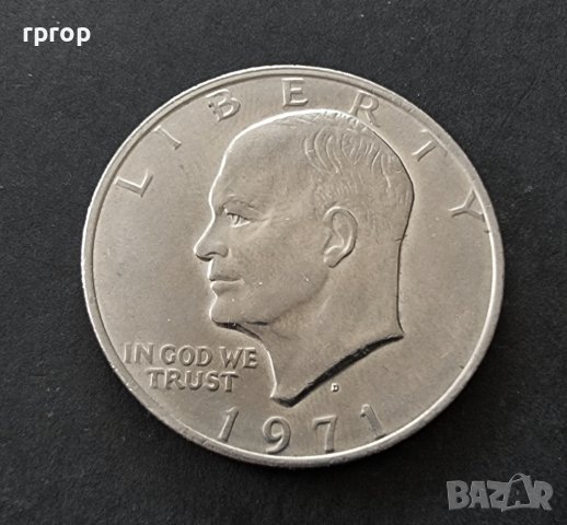 Оригинална монета. САЩ. Долар. Един Американски долар .1974 година., снимка 7 - Нумизматика и бонистика - 27667427