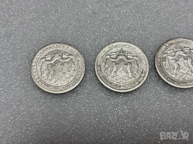 1 лев 1882 (Сребро) - Александър I, България, снимка 5 - Нумизматика и бонистика - 54050409