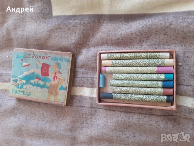 Стари пастели #2, снимка 3 - Антикварни и старинни предмети - 30893850