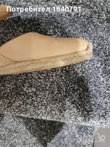 Сандали CARMEN SAIZ – на платформа, еспадрил, №40, снимка 6 - Сандали - 36387438